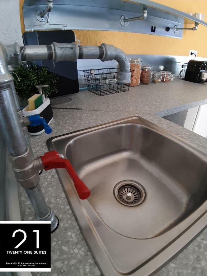 21 Suites Deluxe Stay Near The Airport Markopoulo Mesogaias Luaran gambar